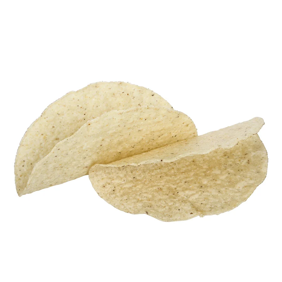 Mission 5 Inch Regular White Taco Shells 25 Count Packs - 8 Per Case.