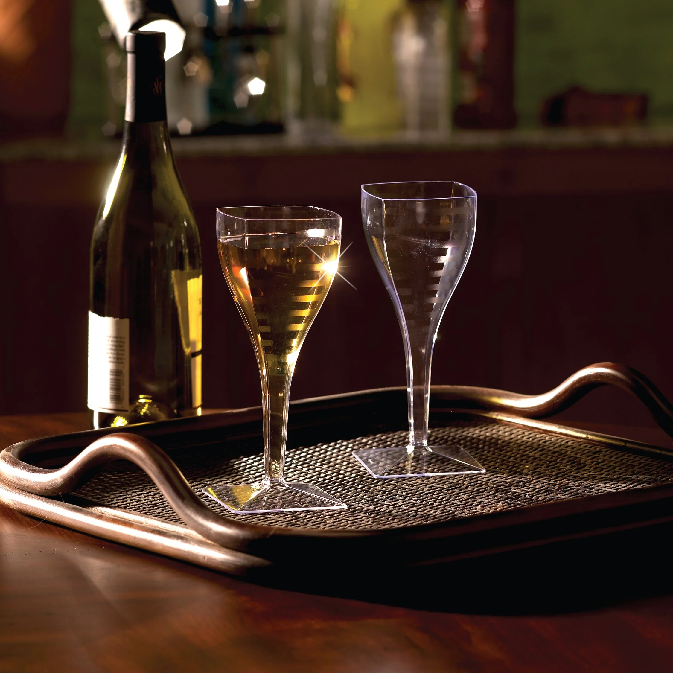 Squares 8 Ounce 1 Piece Square Wine Glass 12 - 6 - 72 Ea