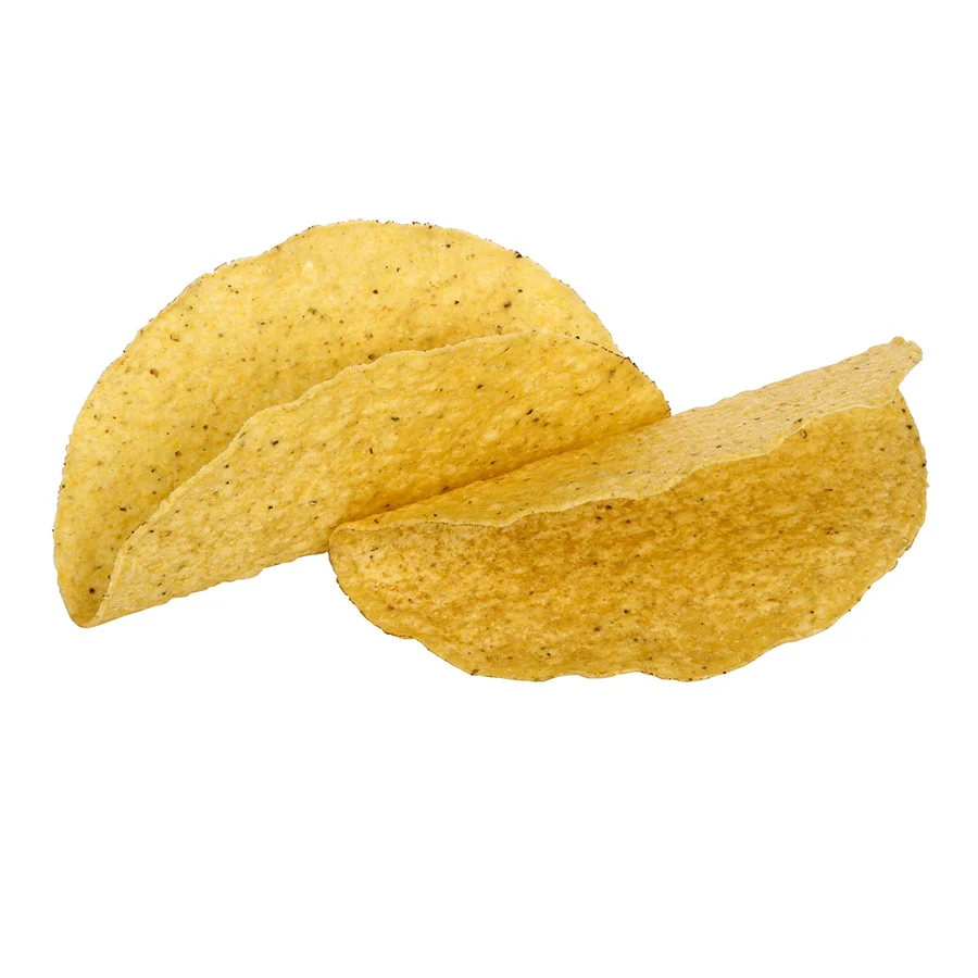 Mission 5 Inch Regular Yellow Taco Shells 25 Count Packs - 8 Per Case.