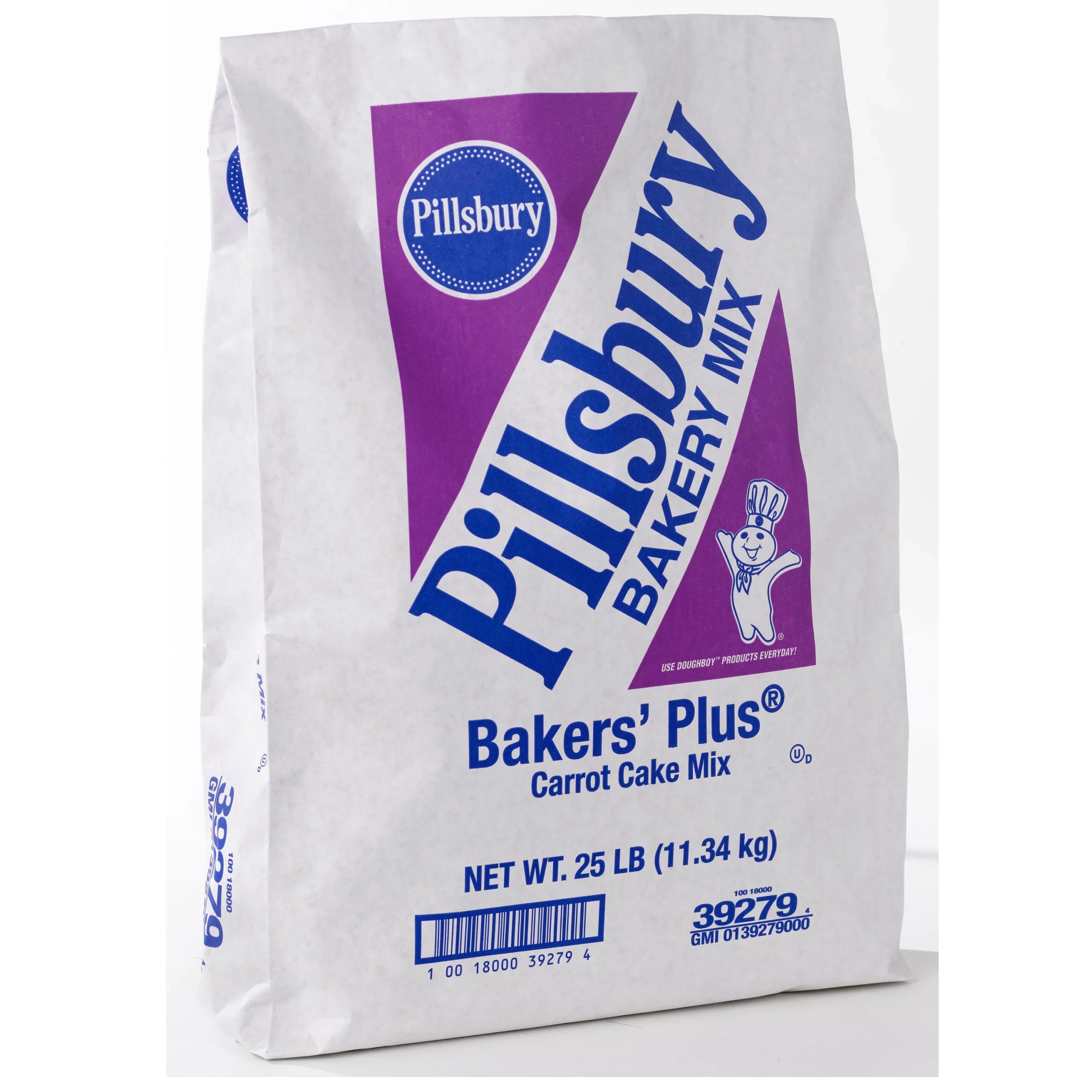 Pillsbury Bakers' Plus Cake Mix Carrot 25 Pound Each - 1 Per Case.