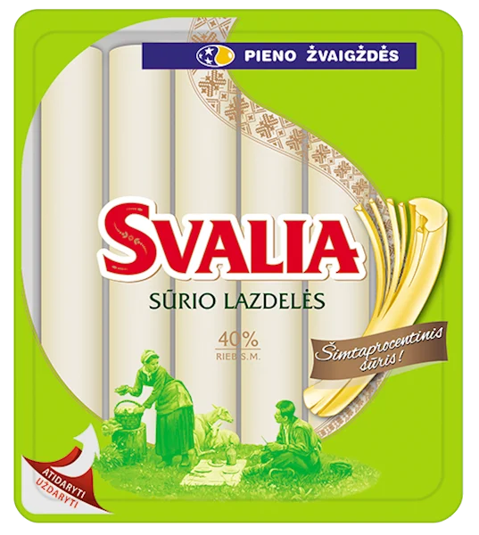 Svalia Cheese Sticks 40% 260g/6pack