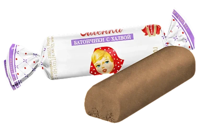 KOMMUNARKA Lubimaya Alenka Batonchik with Halva Loose Candy 6.6 lbs