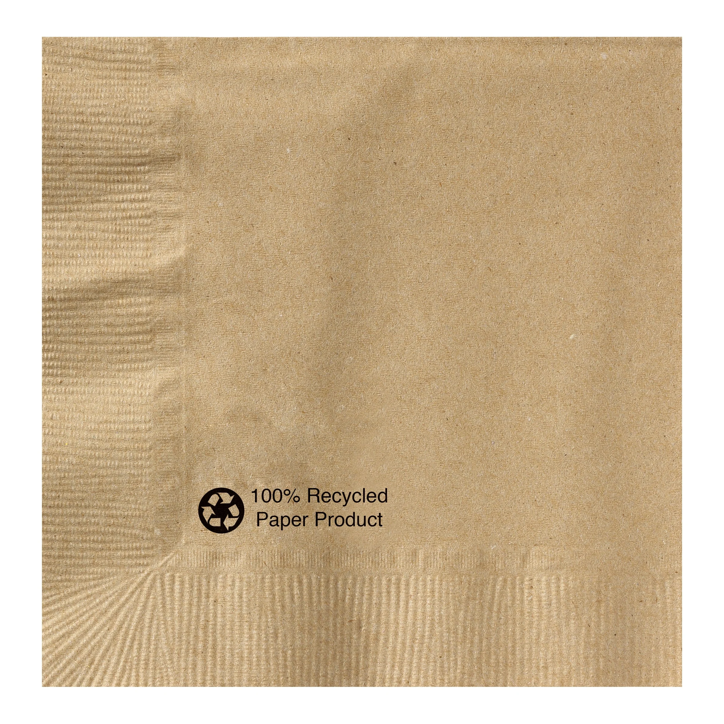 Napkin Beverage Kraft 10X10 1 Ply Recycled