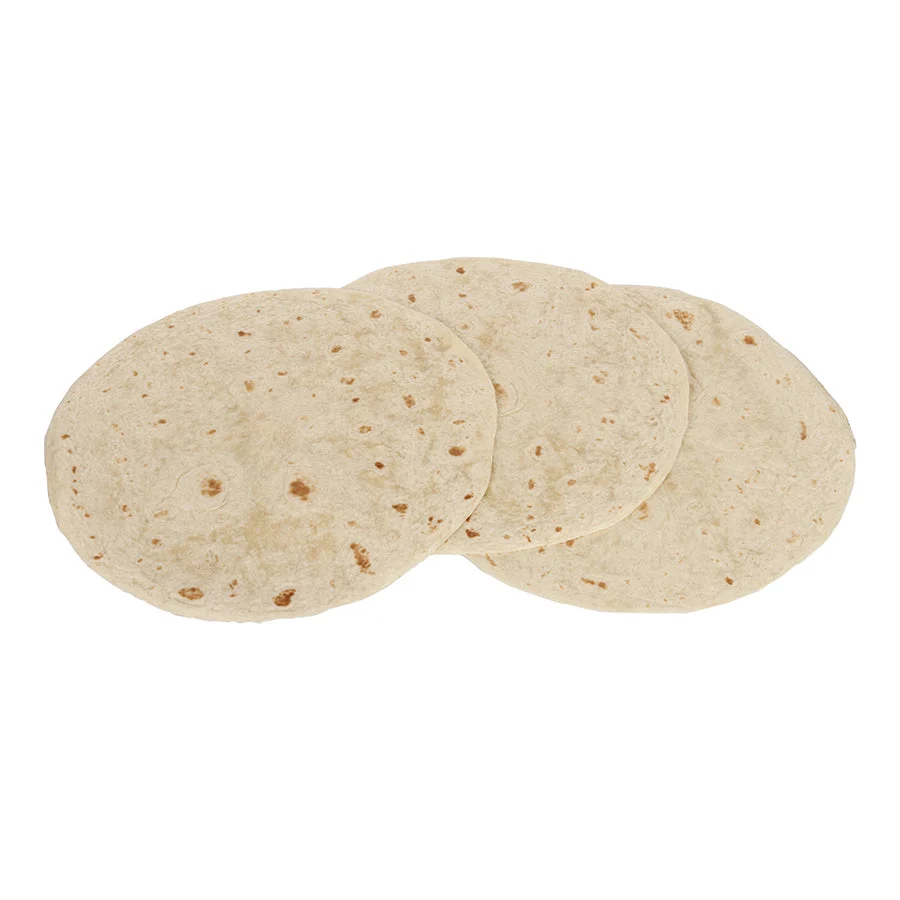 Mission 2 Inch Heat Pressed Flour Tortillas 12 Count Packs - 8 Per Case.
