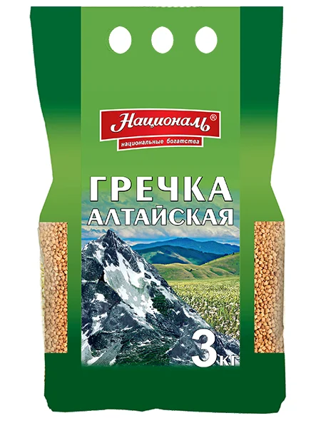 NATSIONAL Altayskaya Buckwheat 3000g/4pack