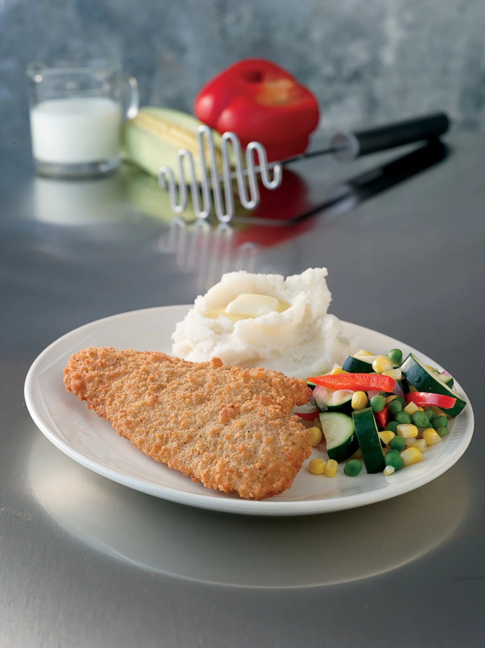 Flounder Fillet Breaded Country Fry Boneless Skinless Raw Individual Quick Frozen 10 Pound Each - 1 Per Case.
