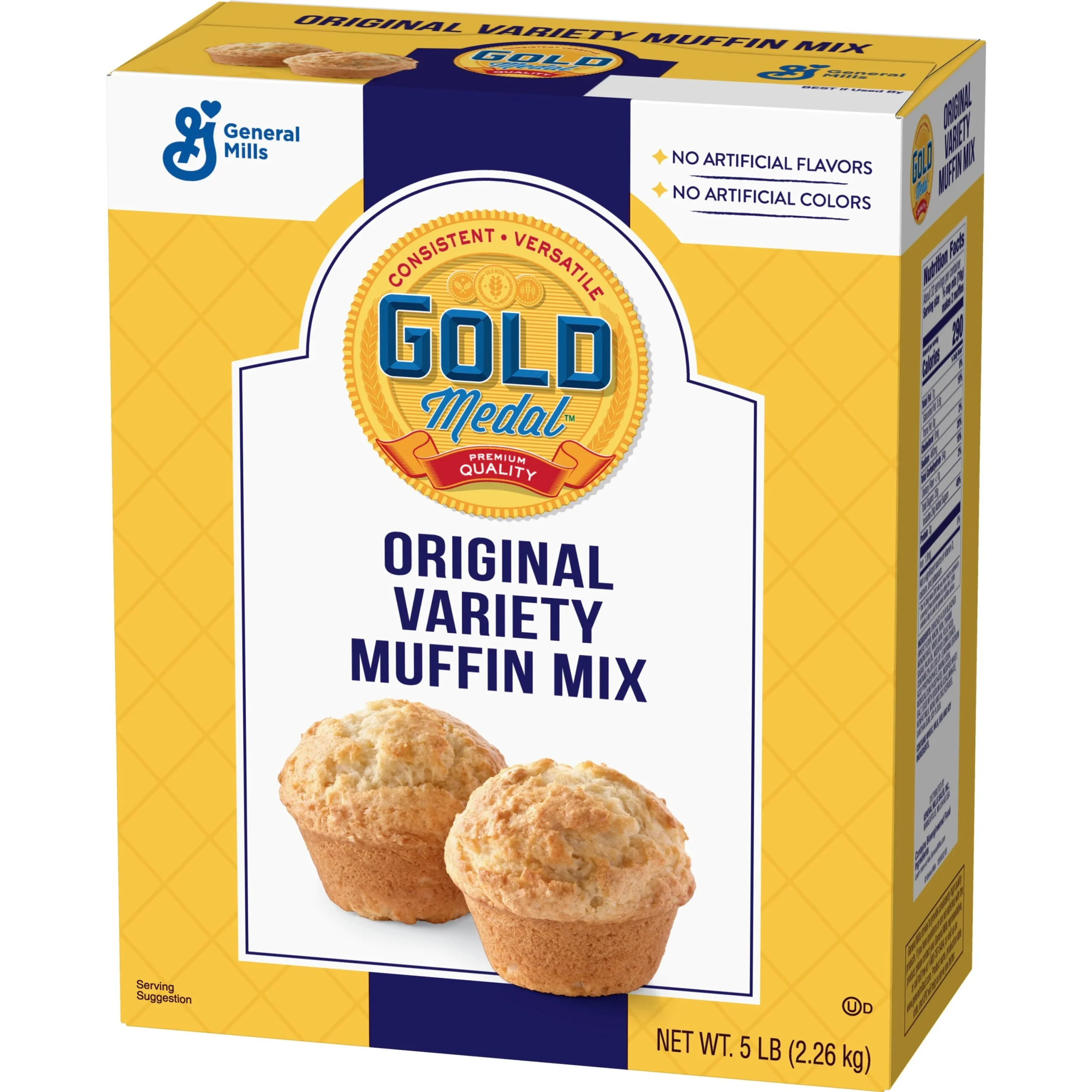 Gold Medal Muffin Mix Original Variety 5 Pound Each - 6 Per Case.