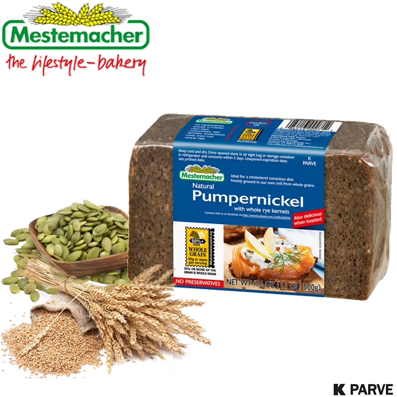MESTEMACHER Pumpernickel Bread 500g/12pack