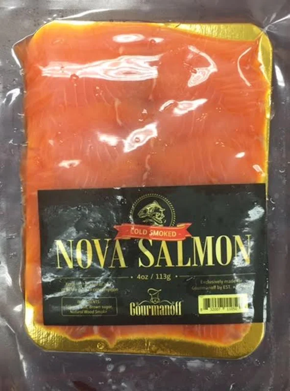 GOURMANOFF Cold Smoked Nova Salmon