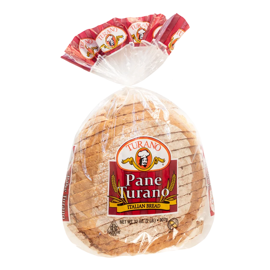 Pane Turano Sliced 32 Ounce Size - 8 Per Case.