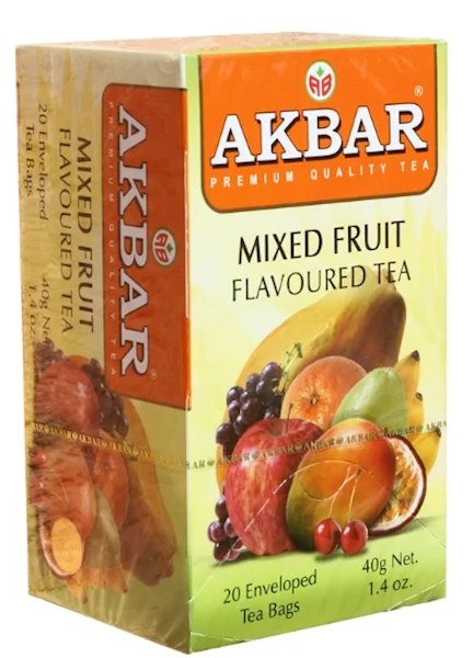 AKBAR Mixed Fruit Flavored Black Tea 20bag/24pack