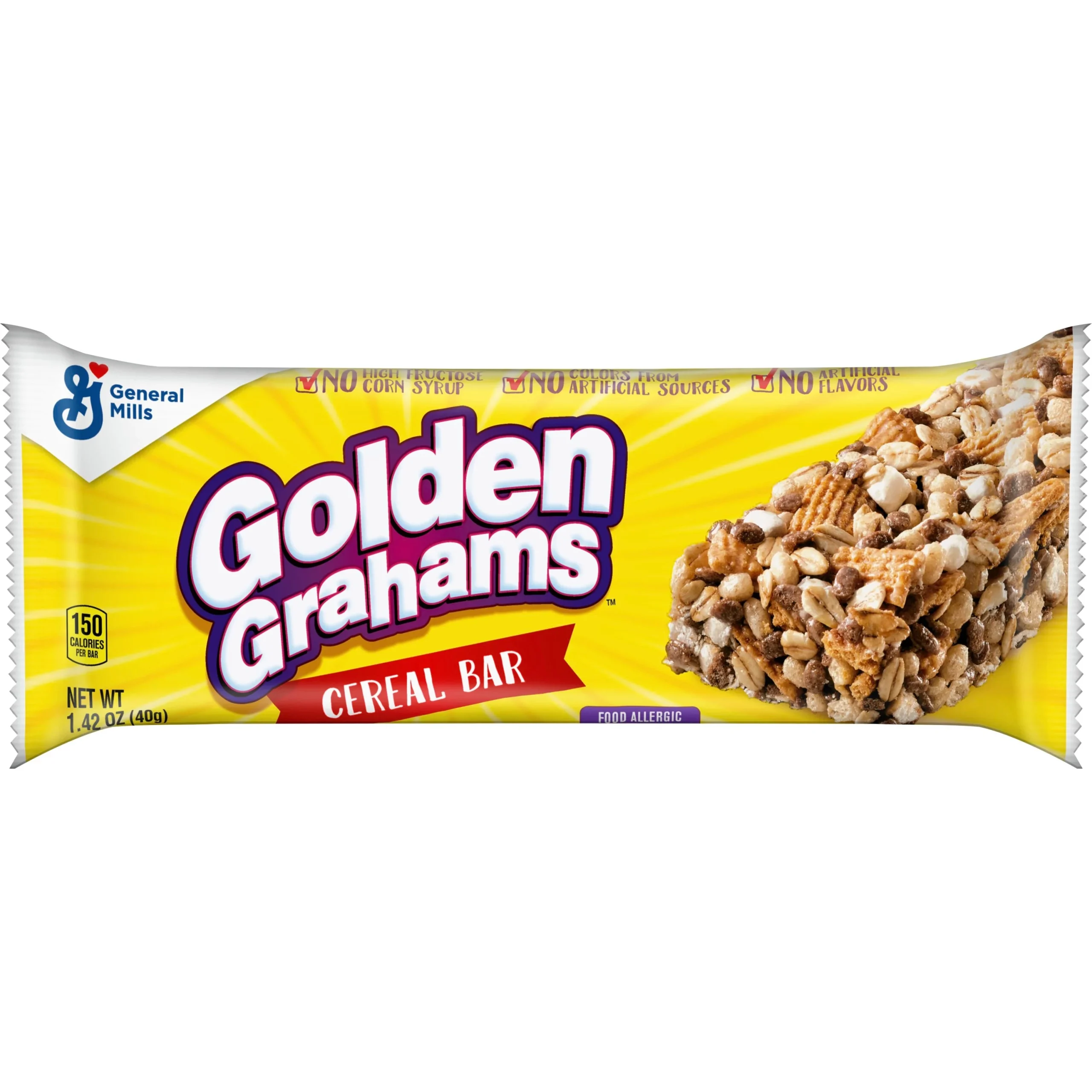 Golden Grahams Cereal Bars 1.42 Ounce Size - 96 Per Case.