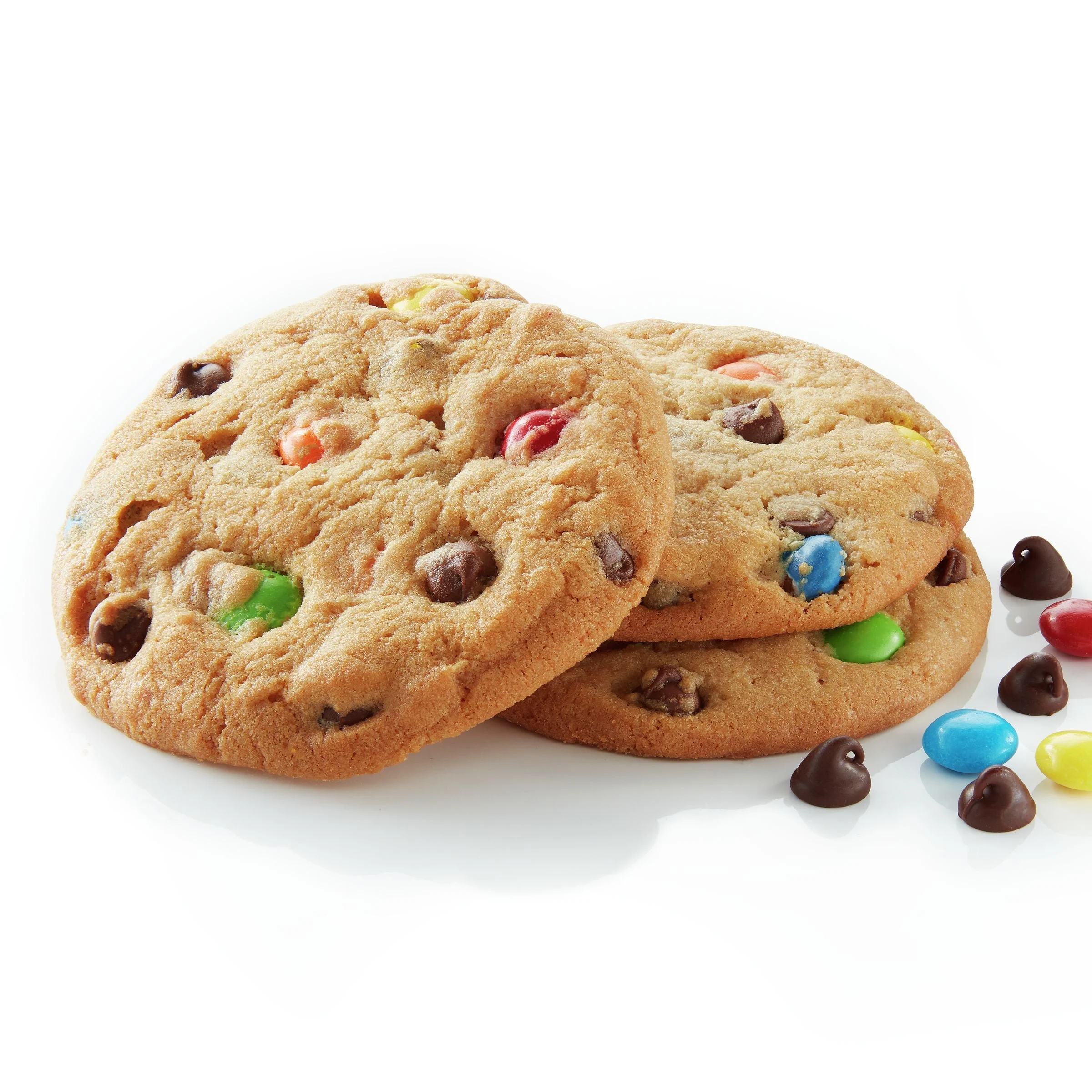 Pillsbury Best Frozen Cookie Dough Puck Chocolate Chip With Candy Pieces 20.25 Pound Each - 1 Per Case.