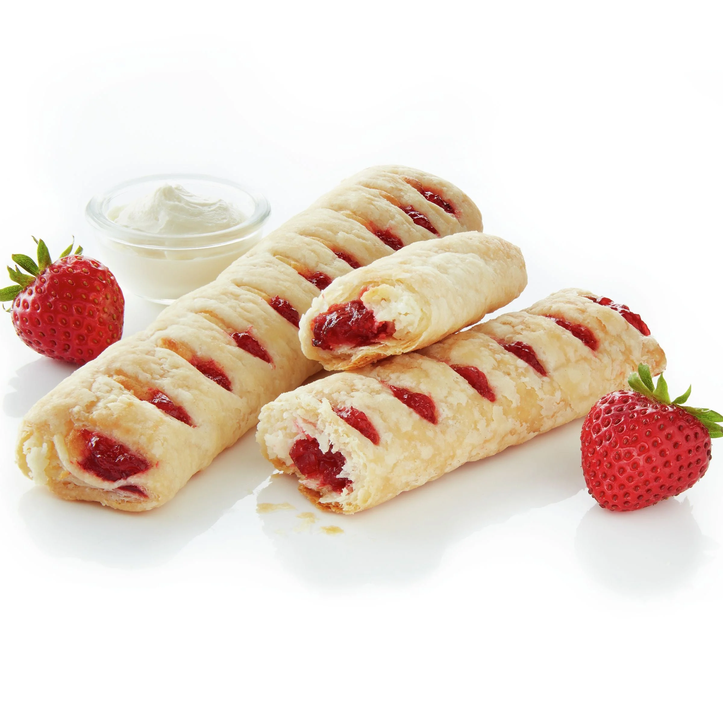 Pillsbury Frozen Strudel Sticks Doughstrawberry Cream Cheese 16.5 Pound Each - 1 Per Case.