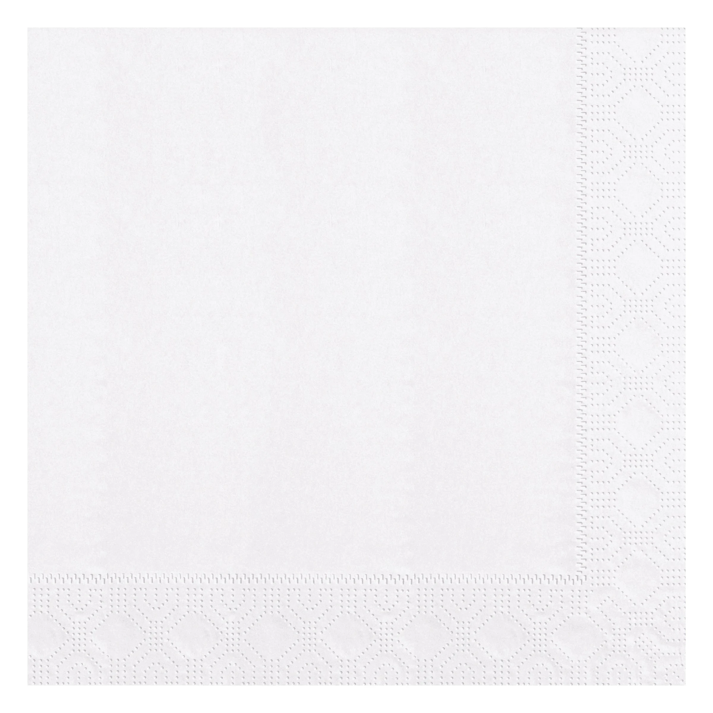 Napkin Dinner White 17X17 2 Ply 1/4 Fold Paper Regal Embossed