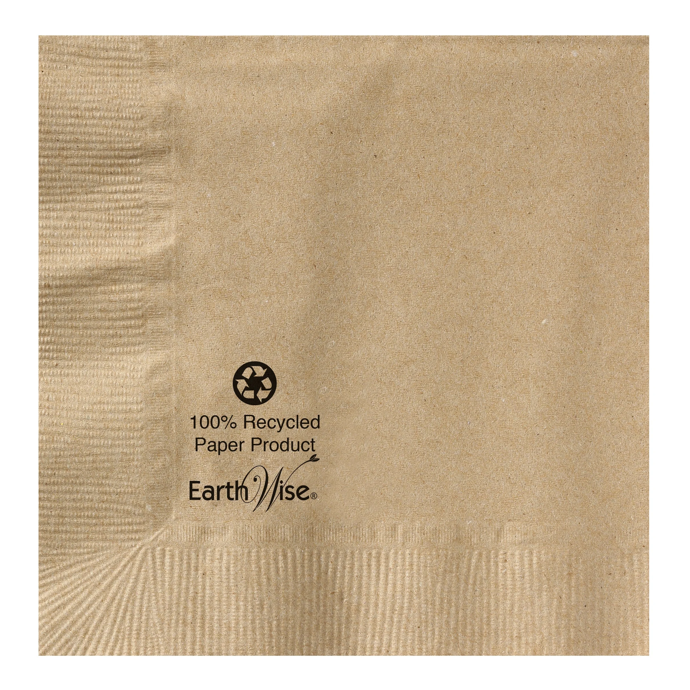 Napkin Beverage Kraft 10X10 2 Ply Recycled Earthwise?