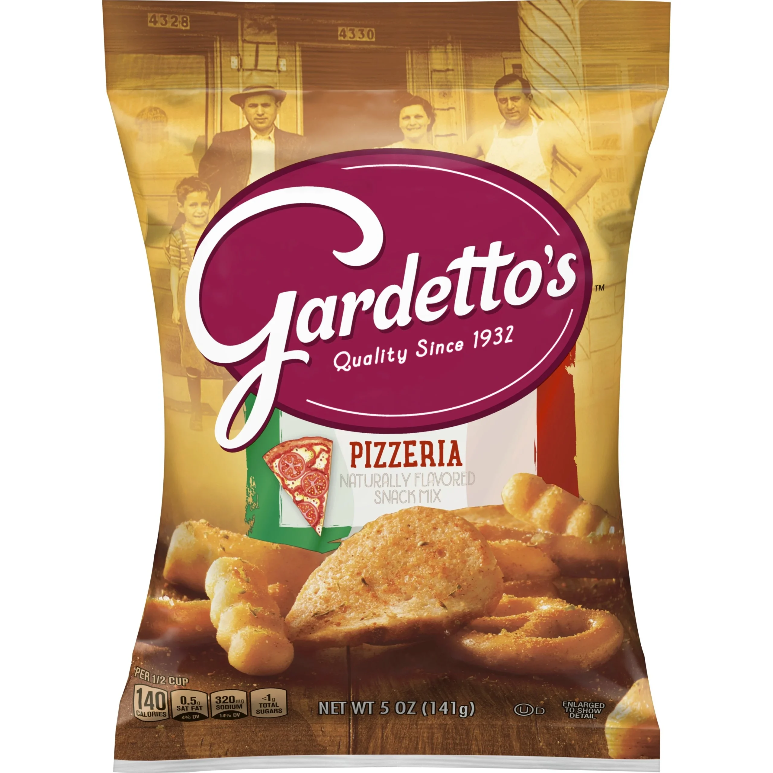 Gardetto's Snack Mix Pizzeria Recipe 5 Ounce Size - 7 Per Case.