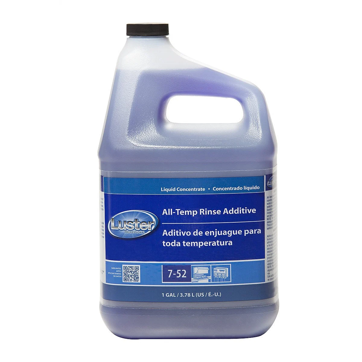 Luster Professional All Temp Rinse Additive Concentrate Closed Loop 7-52 4/1 Gal