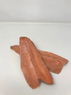 Frozen Individual Quick Frozen Steelhead (red) Trout Clear Cut Fillet 10 Pound Each - 1 Per Case.