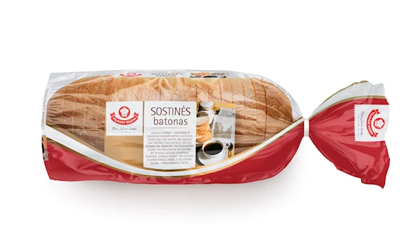 VILNIAUS DUONA Sostines Batonas Wheat Bread 400g/5pack