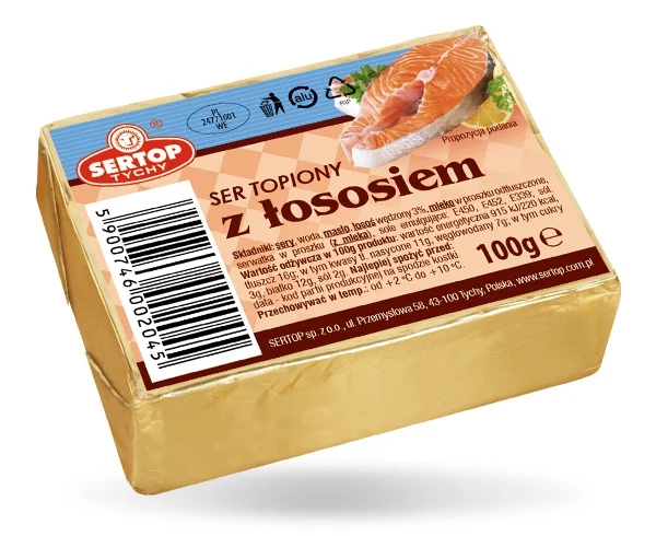 Sertop Melted Cheese, Salmon 100g/10pack