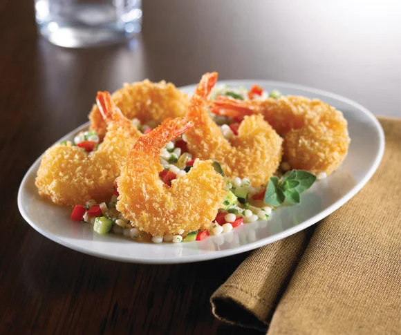 Mrs. Friday's Gold Round Shrimp U 2.5 Pound Each - 6 Per Case.