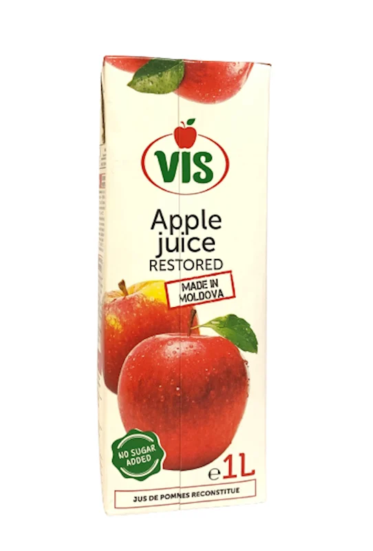 Vis Juice Apple, No Sugar Added 1l/12pack