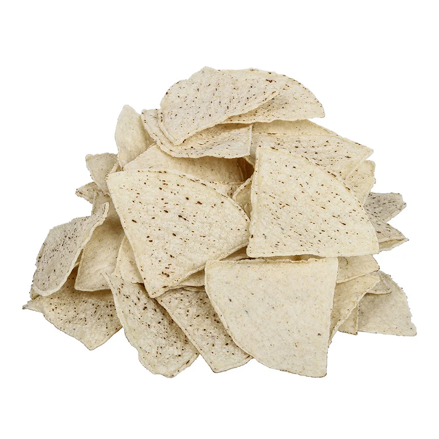 Mission Pre-Cut Unfried White Chips Cut Thin 20 Pound Each - 1 Per Case.