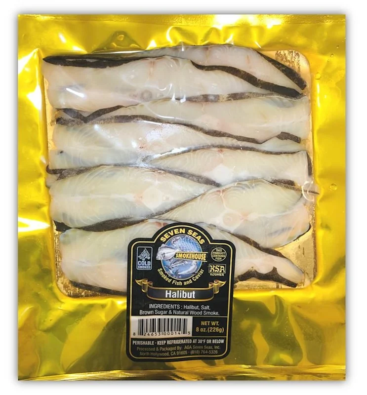 Seven Seas Smokehouse Halibut, Cold Smoked 8oz/2pack