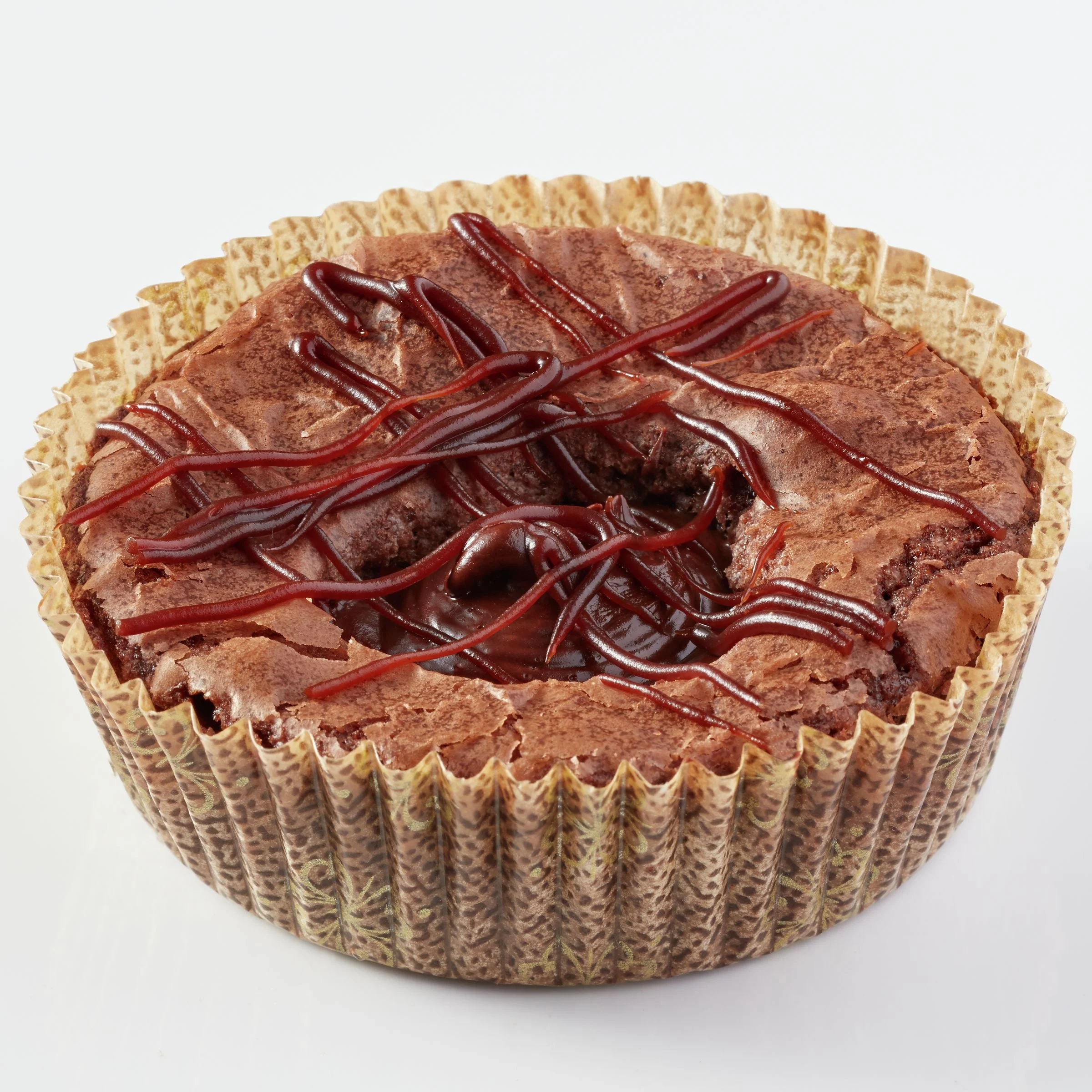 Pillsbury Thaw And Serve Molten Chocolateganache Drizzled Brownies 2.5 Ounce Size - 60 Per Case.