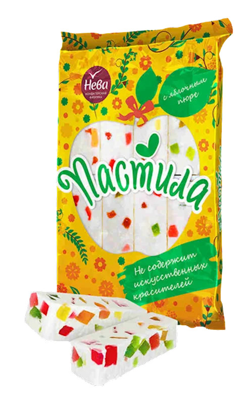 NEVA Vanilla Pastila with Marmelade Pieces 220g/8pack