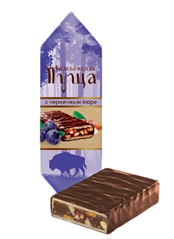 KOMMUNARKA Belovezhskaya Pusha Chocolate Candy with Blueberry Puree 6.6lbs