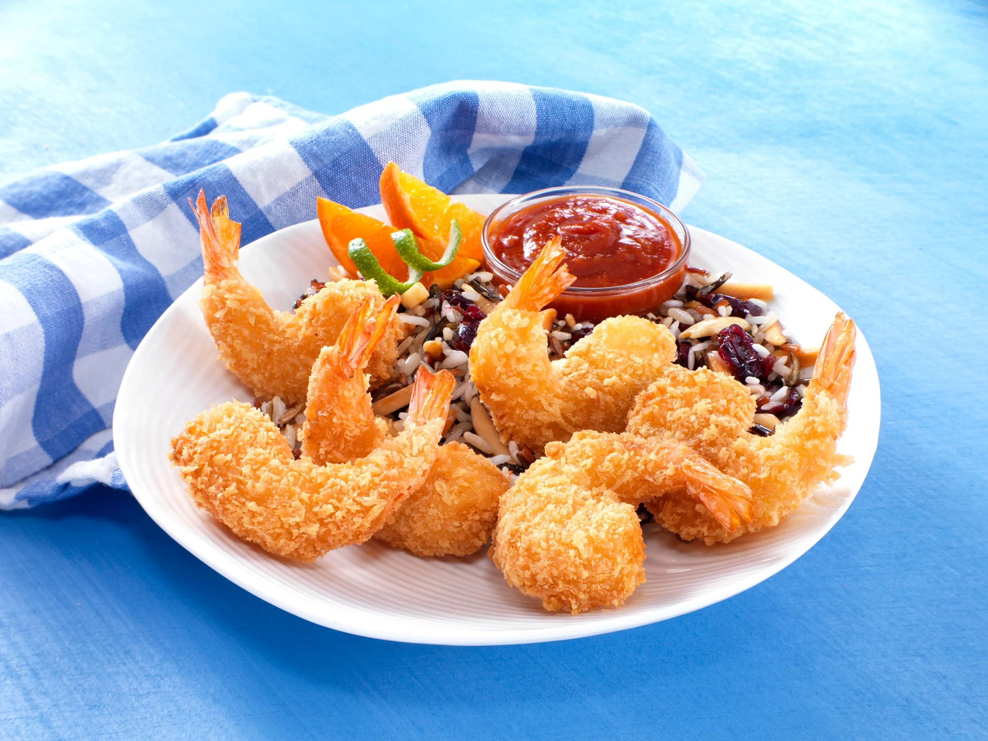 Mrs. Friday's Gold Round Shrimp 2.5 Pound Each - 6 Per Case.