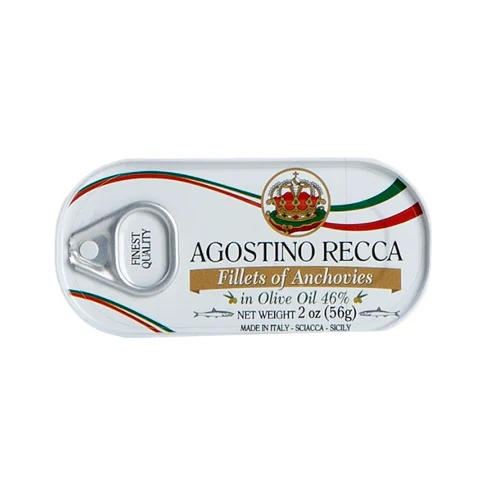 Agostino Recca Fillets of Anchovies in Olive Oil 50g