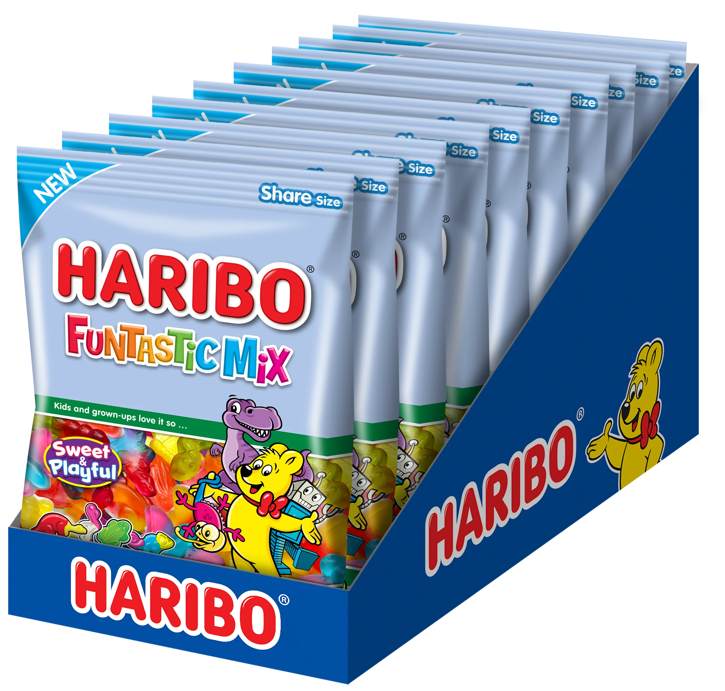 Haribo Confectionery Funtastic Mix Pb Drc 8 Ounce Size - 10 Per Case.