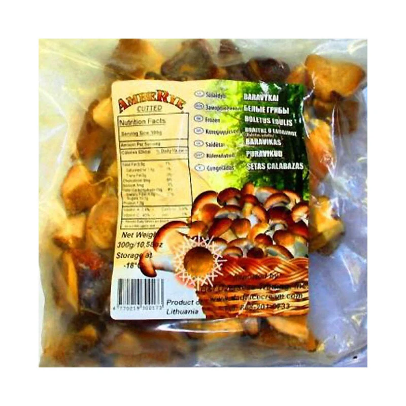 AMBERYE Edible Boletus (Belyi Gryb) Frozen Cubes 300g/15pack