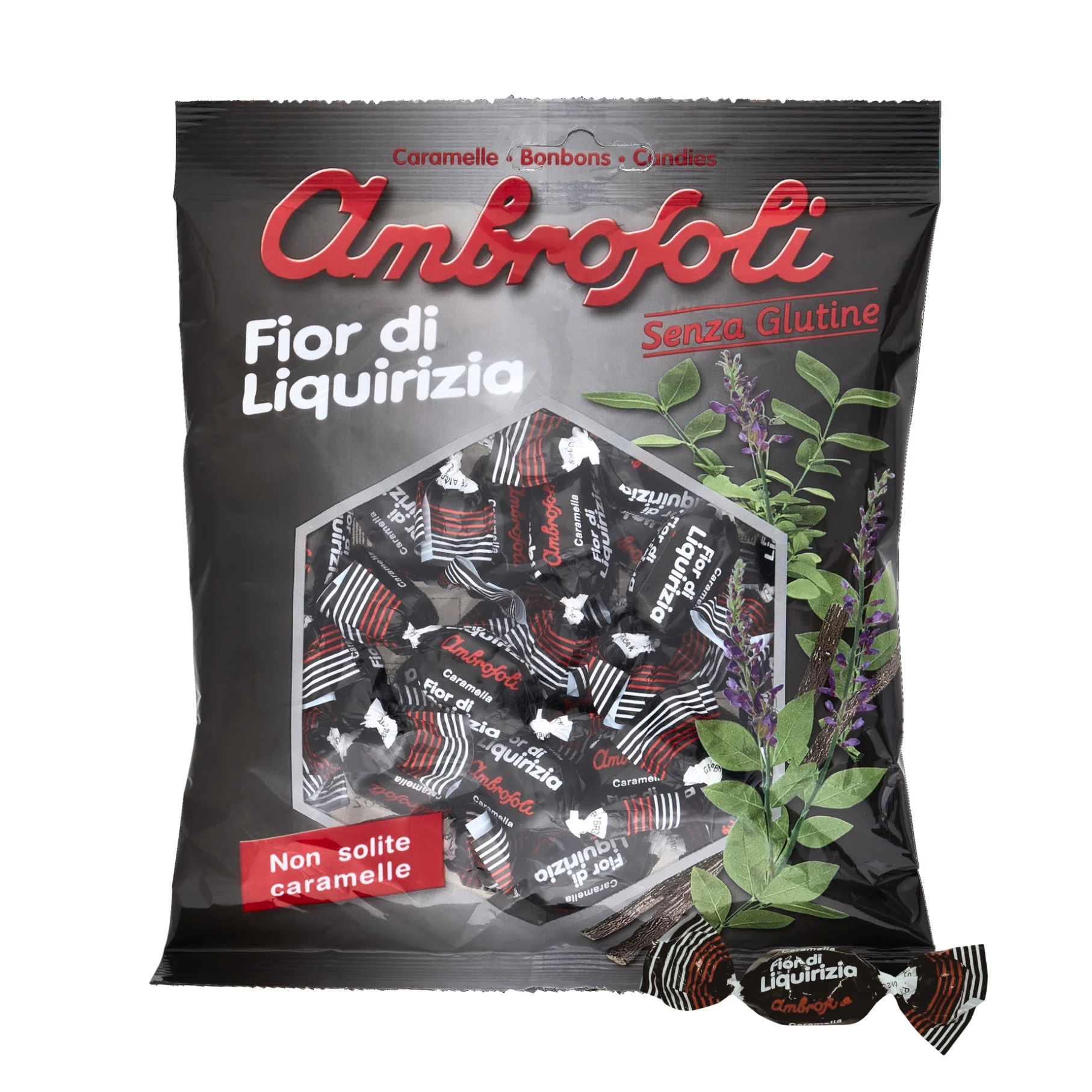 Ambrosoli Filled Candies Licorice Taste 150g
