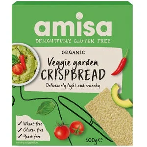 Amisa Veggie Garden Crispbread 100g