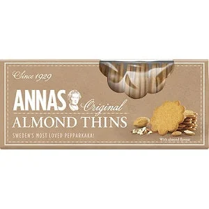 Annas Almond Thins 150g