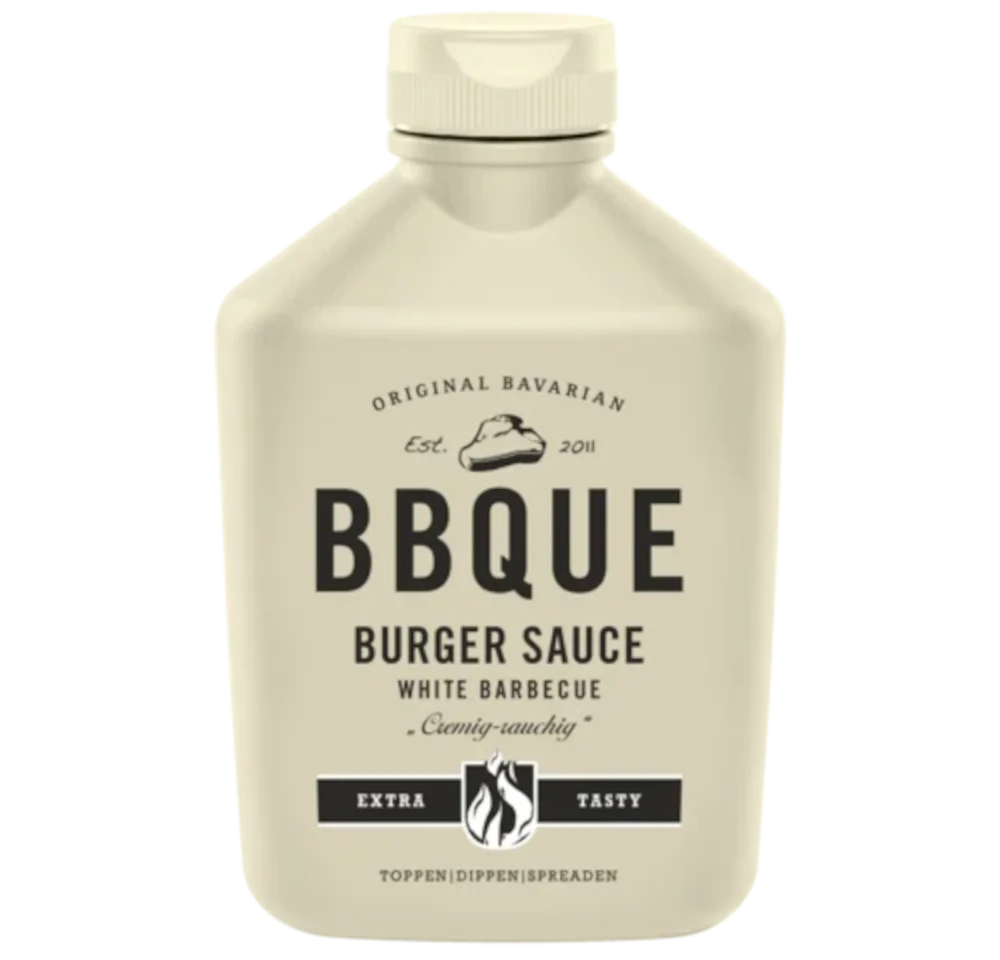 BBQUE Burger Sauce White Barbecue "Cremig-rauchig" 400ml / 13.52fl.oz.