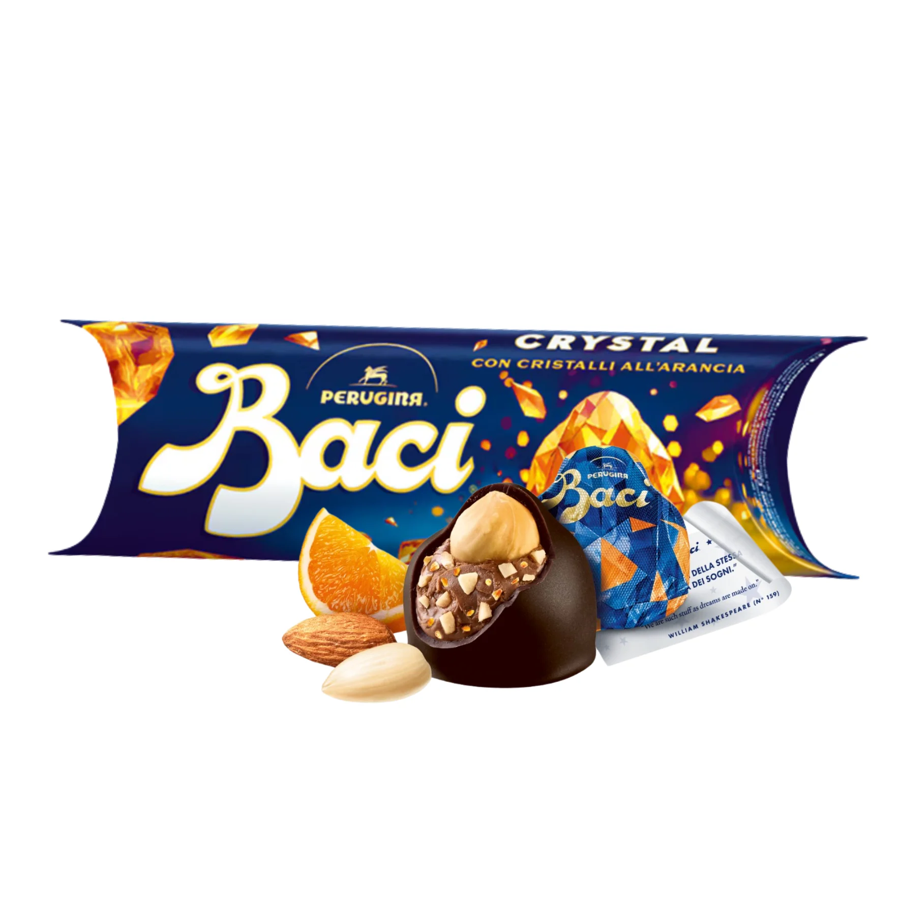 Baci Perugina Gold Caramel Limited Edition 3 Pieces Tube