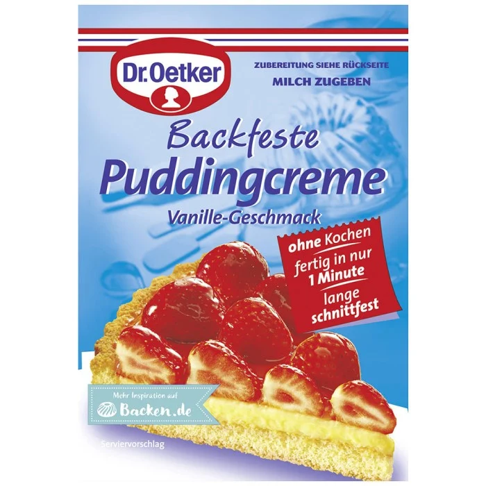 Dr. Oetker Backfeste Puddingcreme Vanille Geschmack