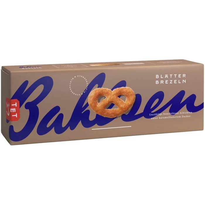 Bahlsen Gebäck Fein & Zart Blätterteig Brezeln 100g// MHD: 01/05/2026