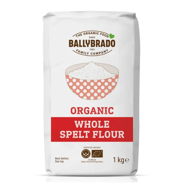 Ballybrado Organic Spelt Flour Whole 1kg