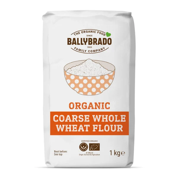 Ballybrado Organic Whole Wheat Flour Coarse 1kg