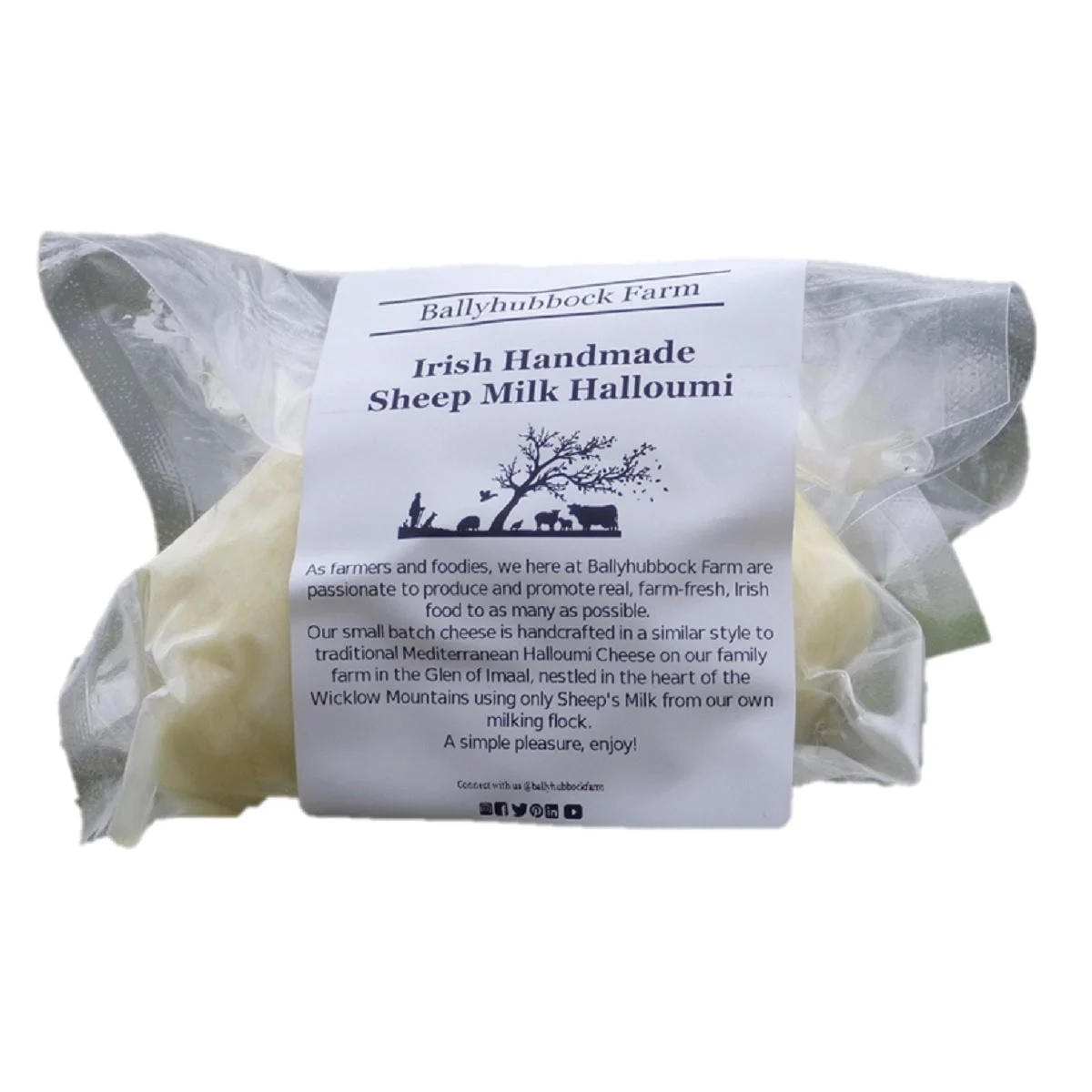 Ballyhubbock Farm Irish Handmade Sheep Milk Halloumi 150g