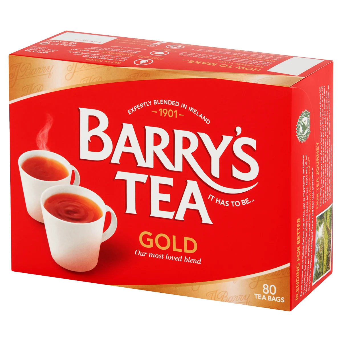 Barry's Tea Gold Blend 80 Tea Bags