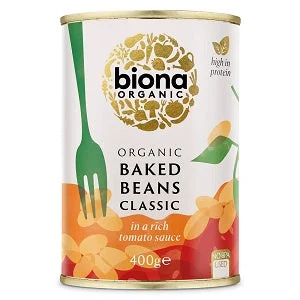 Biona Organic Baked Beans in Tomato Sauce 400g