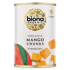 Biona Organic Mango Chunks in Mango Juice 400g