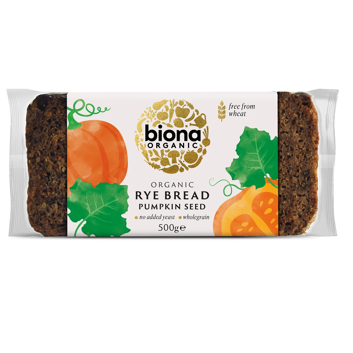 Biona Organic Rye Bread Pumpkin Seed 500g